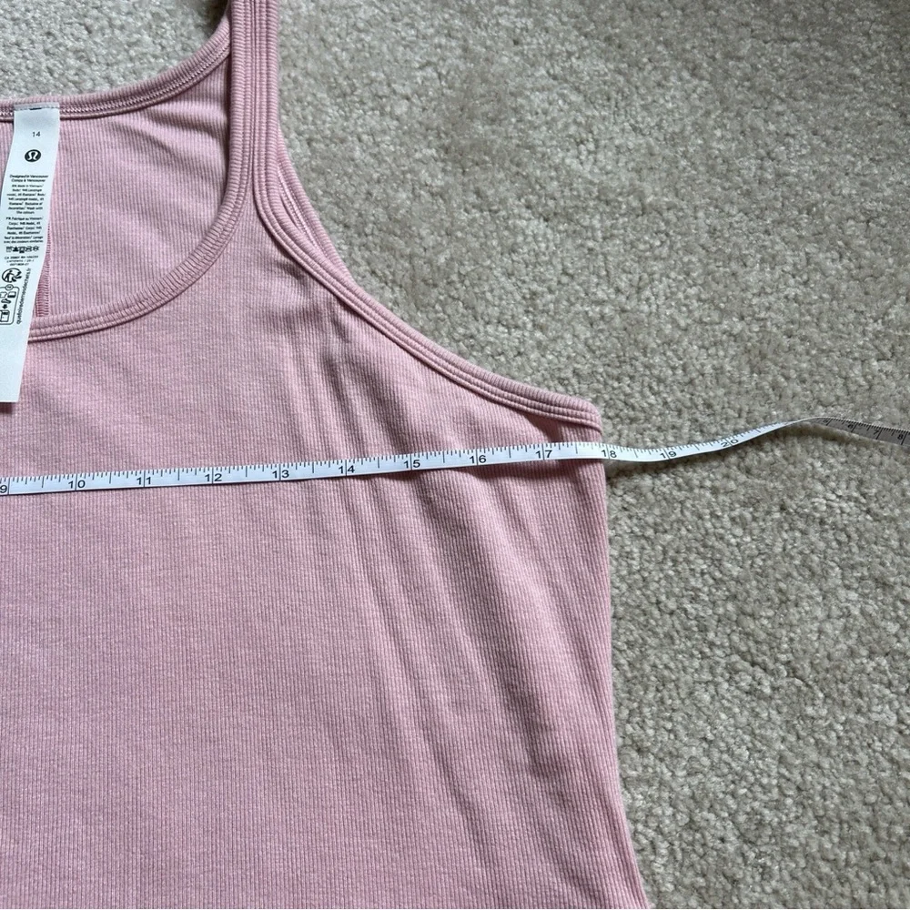 2-30 New Size 14 Lululemon Hold Tight Thin Strap Racerback Tank PKHZ - Picture 3 of 5